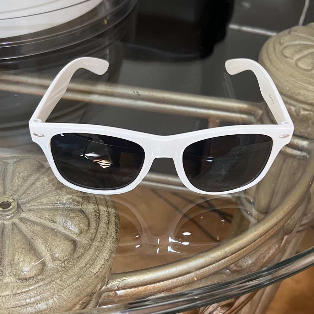R+R White Sunglasses for Men
